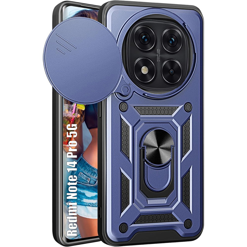 Чохол BECOVER Military для Xiaomi Redmi Note 14 Pro 5G Blue (713095) Чохол BECOVER Military для Xiaomi Redmi Note 14 Pro 5G Blue (713095)