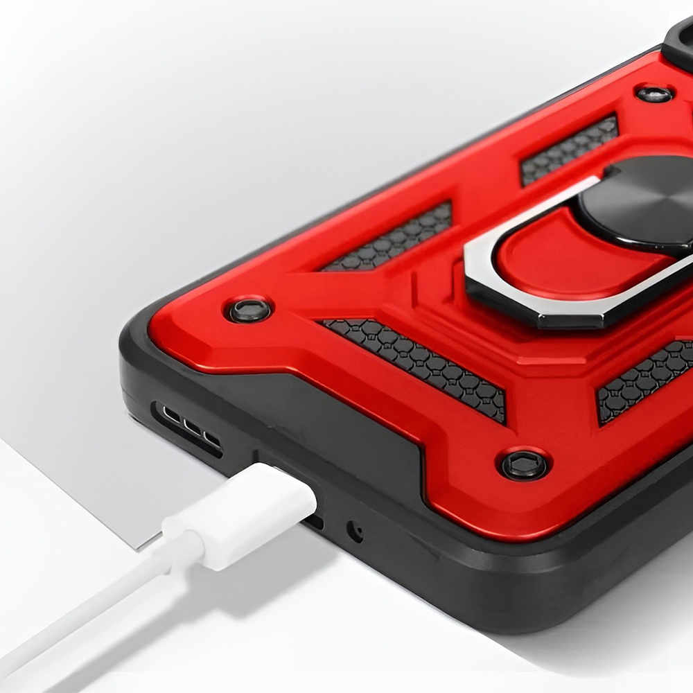 Чохол BECOVER Military для Xiaomi Redmi Note 14 Pro 5G Red (713096) Колір червоний