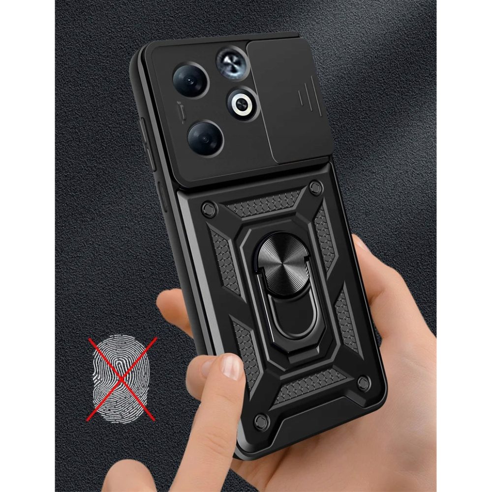 Чехол BECOVER Military для Infinix Smart 9 Black (713049) Материал силикон