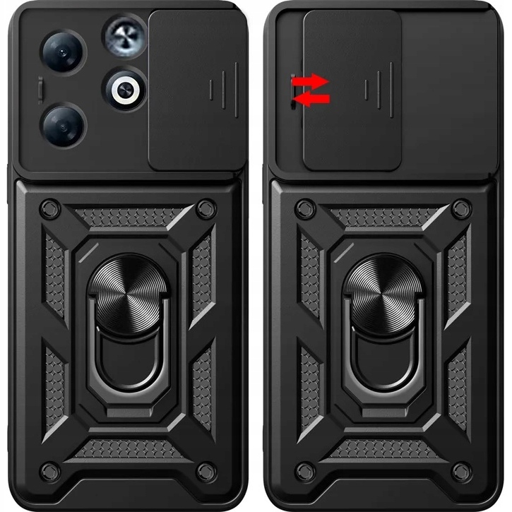 Чехол BECOVER Military для Infinix Smart 9 Black (713049) Тип чехол-накладка