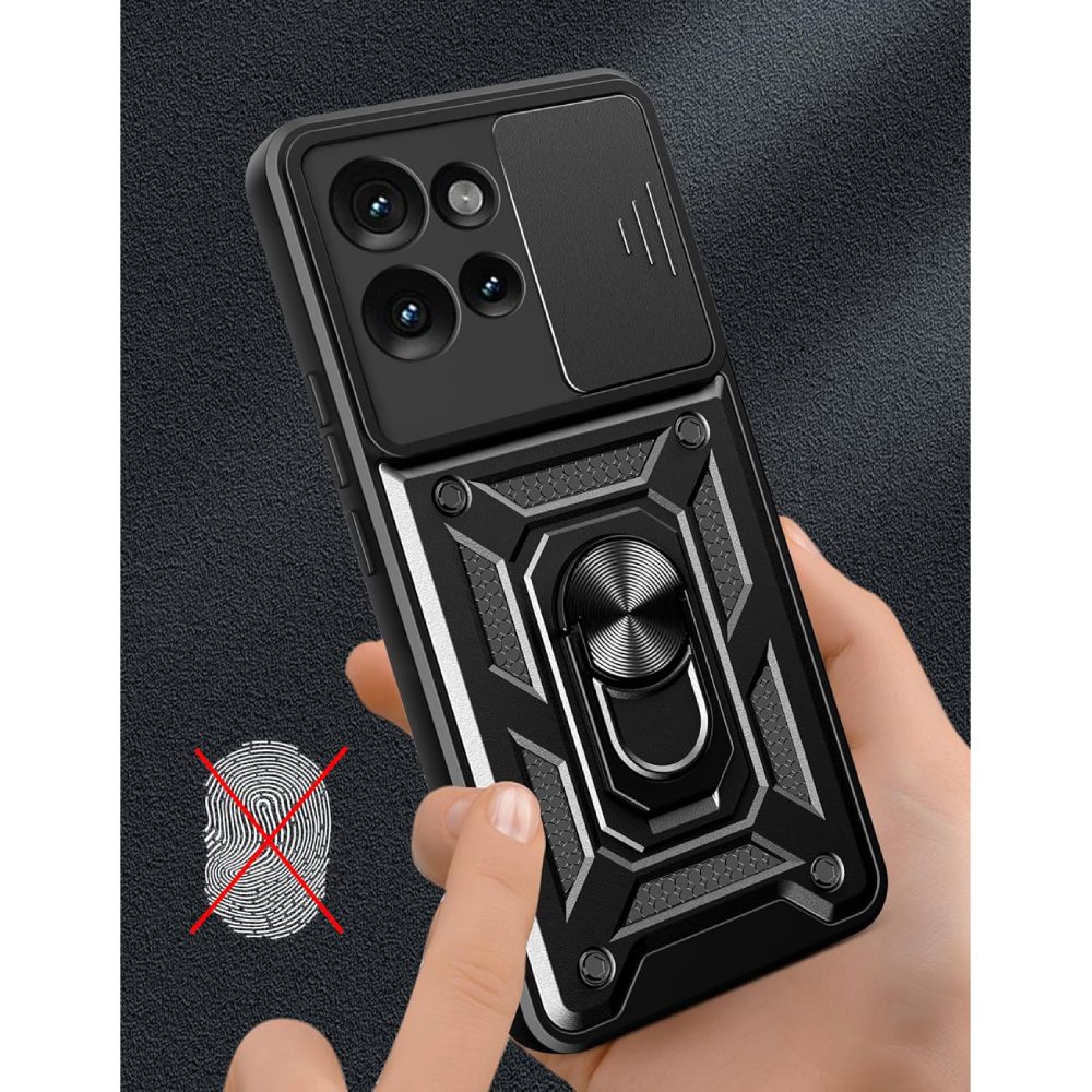 Чохол BECOVER Military для Motorola Edge 50 Black (713050) Матеріал метал