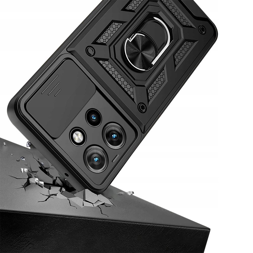 Чохол BECOVER Military для Motorola Edge 50 Neo Black (713051) Тип чохол-накладка