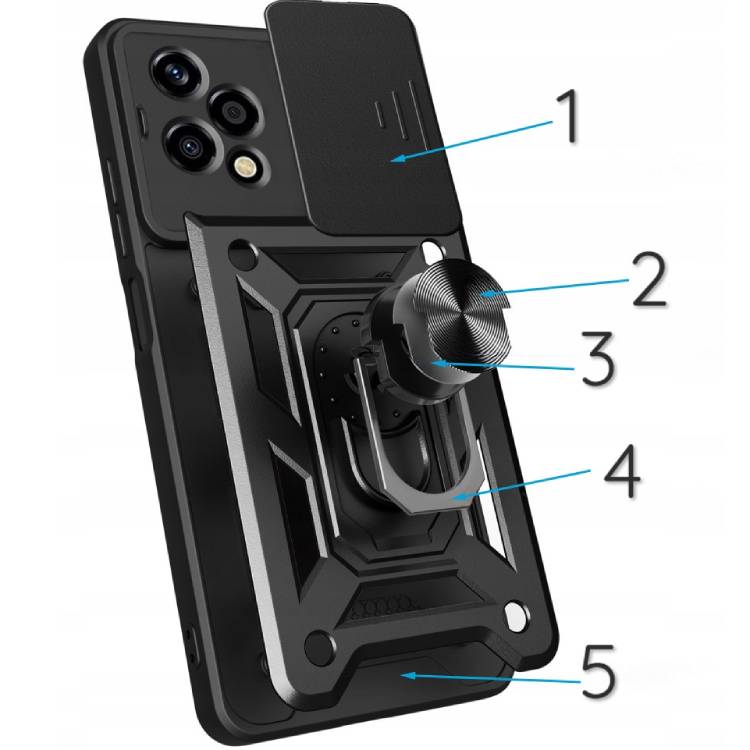 Чохол BECOVER Military для Honor 200 Lite Black (713044) Колір чорний