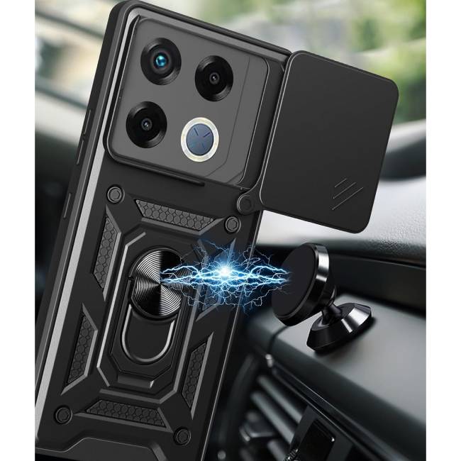 Зовнішній вигляд Чохол BECOVER Military для Infinix GT 20 Pro (X6871) Black (713045)