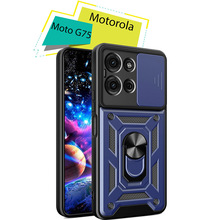 Чохол BECOVER Military для Motorola Moto G75 Blue (713061)