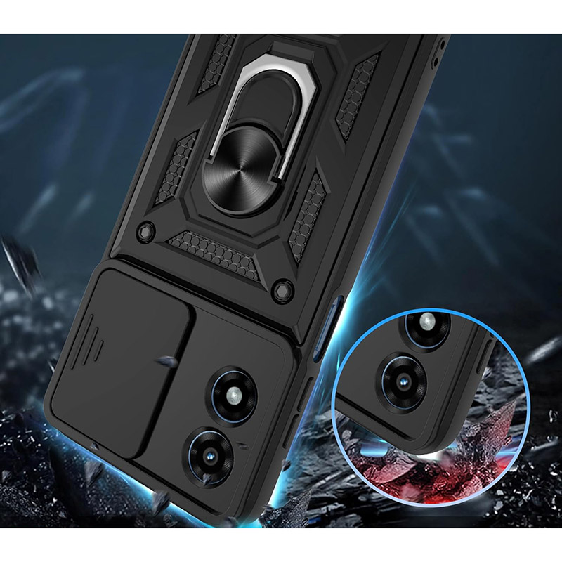 Чохол BECOVER Military для Motorola Moto G04/G04s Black (713062) Сумісність за моделлю Motorola G04s