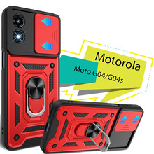 Чехол BECOVER Military для Motorola Moto G04/G04s Red (713065)
