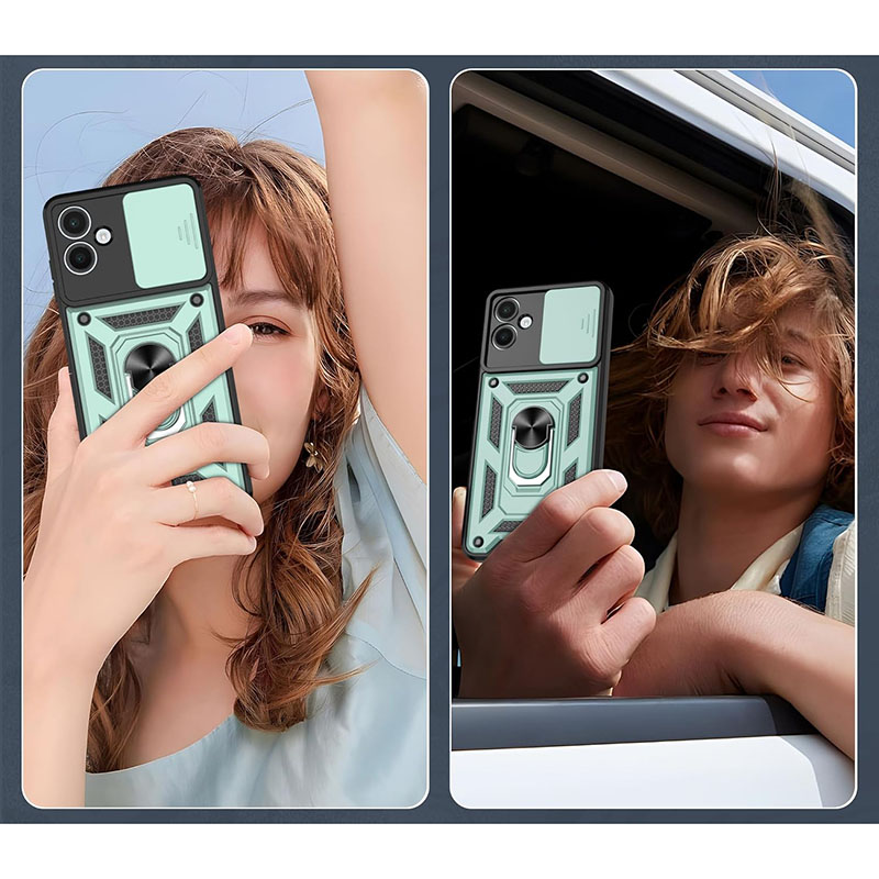 Чехол BECOVER Military для Samsung Galaxy A06 SM-A065 Dark Green (713067) Материал металл