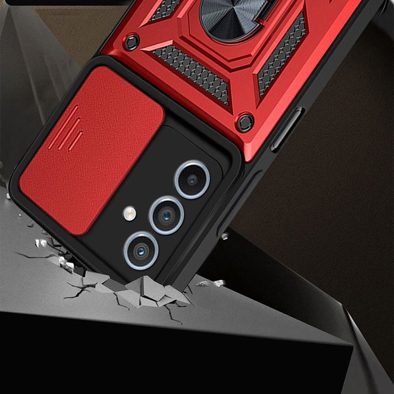 Чохол BECOVER Military для Samsung Galaxy A16 4G SM-A165/A16 5G SM-A166 Red (713071) Матеріал метал
