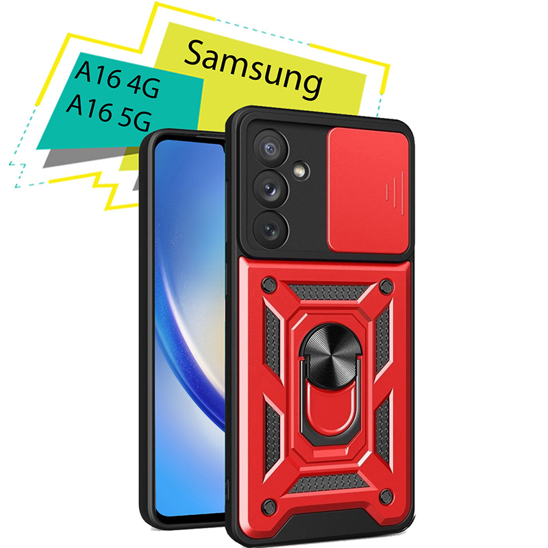 Чохол BECOVER Military для Samsung Galaxy A16 4G SM-A165/A16 5G SM-A166 Red (713071) Тип чохол-накладка