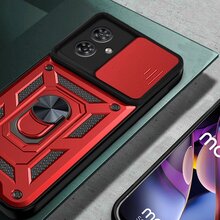 Чохол BECOVER Military для Motorola Moto G55 Red (713059)