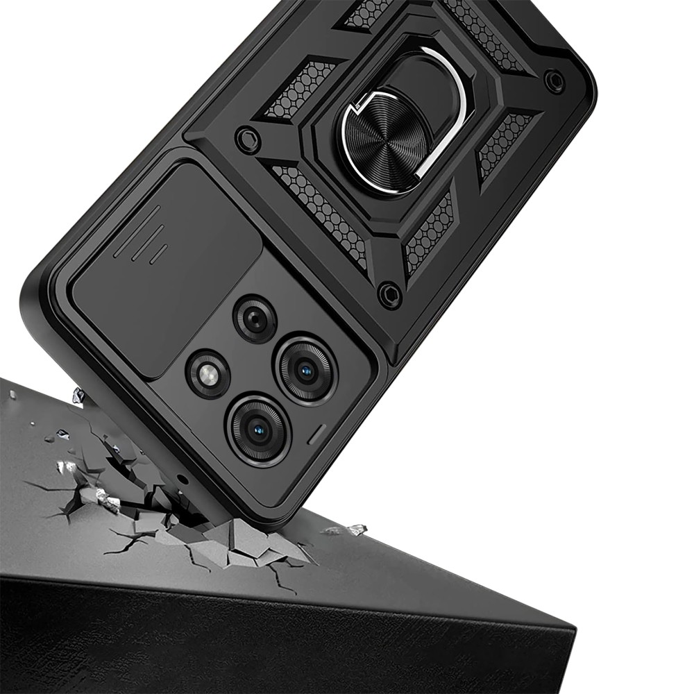 Чехол BECOVER Military для Motorola Moto G75 Black (713060) Цвет черный