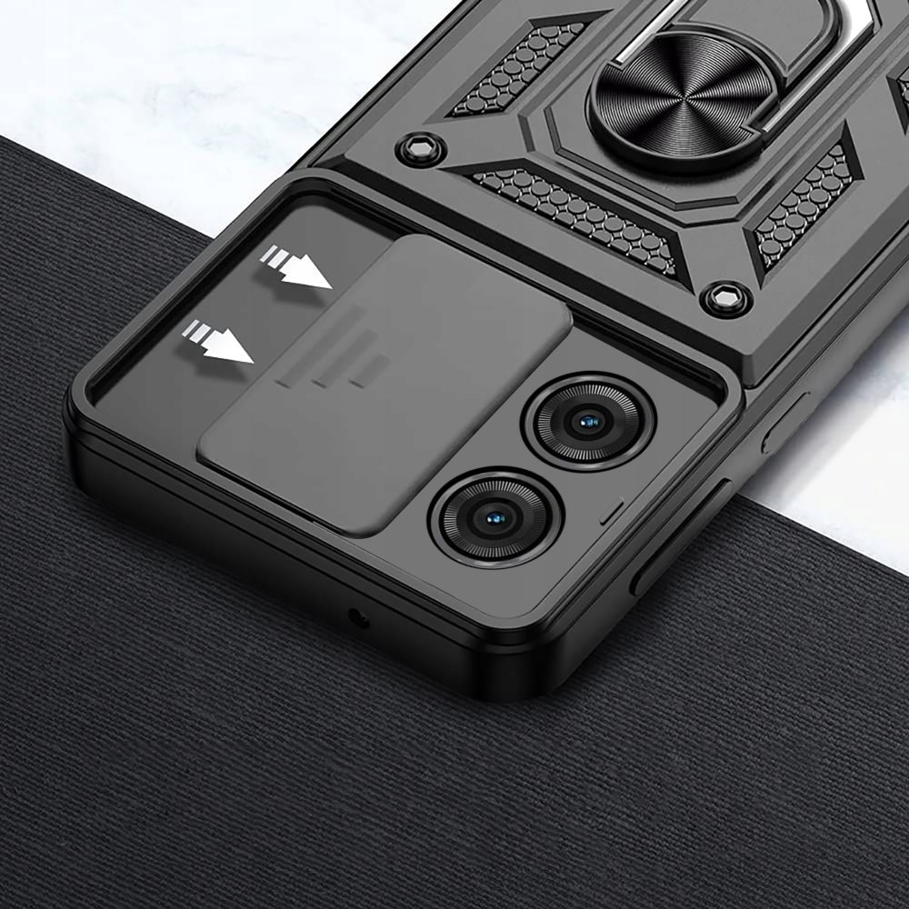 Чехол BECOVER Military для Motorola Moto G75 Black (713060) Материал силикон