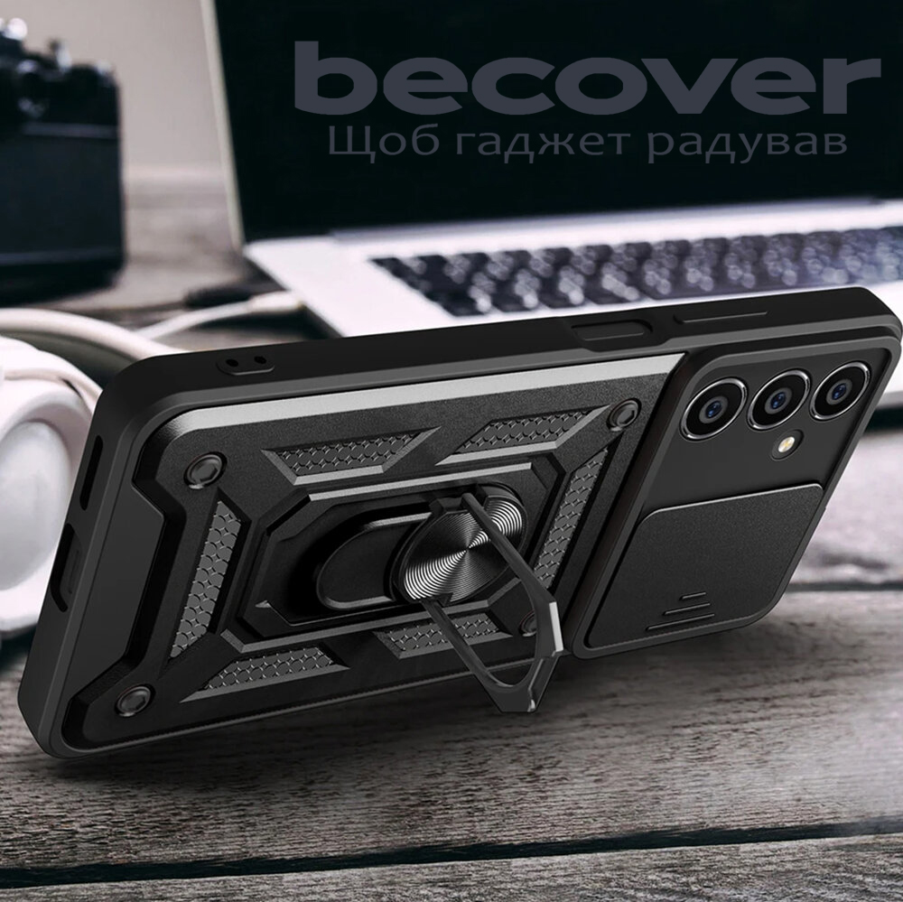 Внешний вид Чехол BECOVER Military для Samsung Galaxy A26 SM-A266 Black (712861)