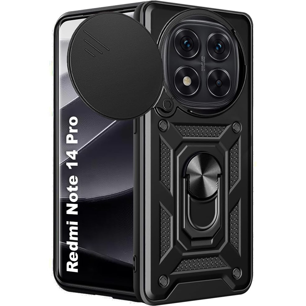 Чохол BECOVER Military для Xiaomi Redmi Note 14 Pro 5G Black (712869) Чохол BECOVER Military для Xiaomi Redmi Note 14 Pro 5G Black (712869)