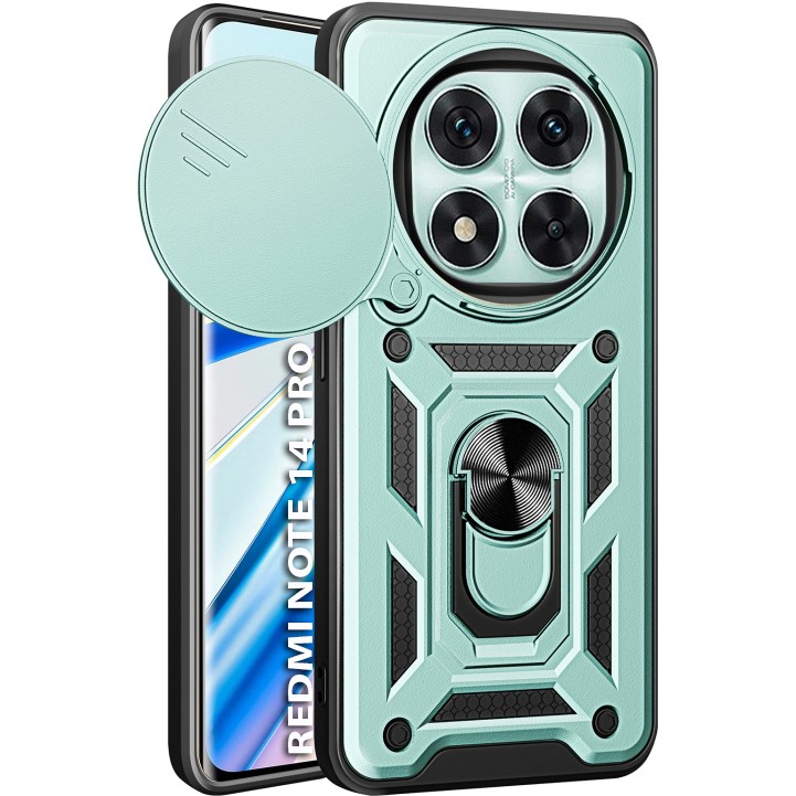 Чехол BECOVER Military для Xiaomi Redmi Note 14 Pro 5G Dark Green (712870) Чехол BECOVER Military для Xiaomi Redmi Note 14 Pro 5G Dark Green (712870)