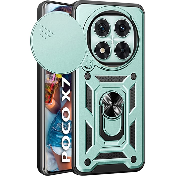 Чохол BECOVER Military для Poco X7 Dark Green (712874) Чохол BECOVER Military для Poco X7 Dark Green (712874)