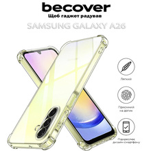 Чехол BECOVER Anti-Shock для Samsung Galaxy A26 SM-A266 Clear (712892)