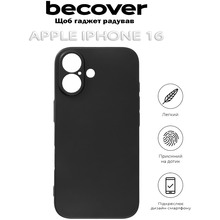 Чехол BECOVER Apple iPhone 16 Black (712274)
