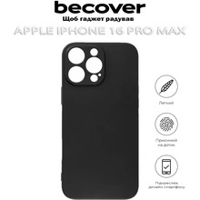 Чохол BECOVER Apple iPhone 16 Pro Max Black (712280)