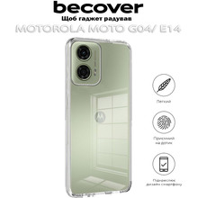 Чехол BECOVER Motorola Moto G04/ E14 Transparancy (712286)