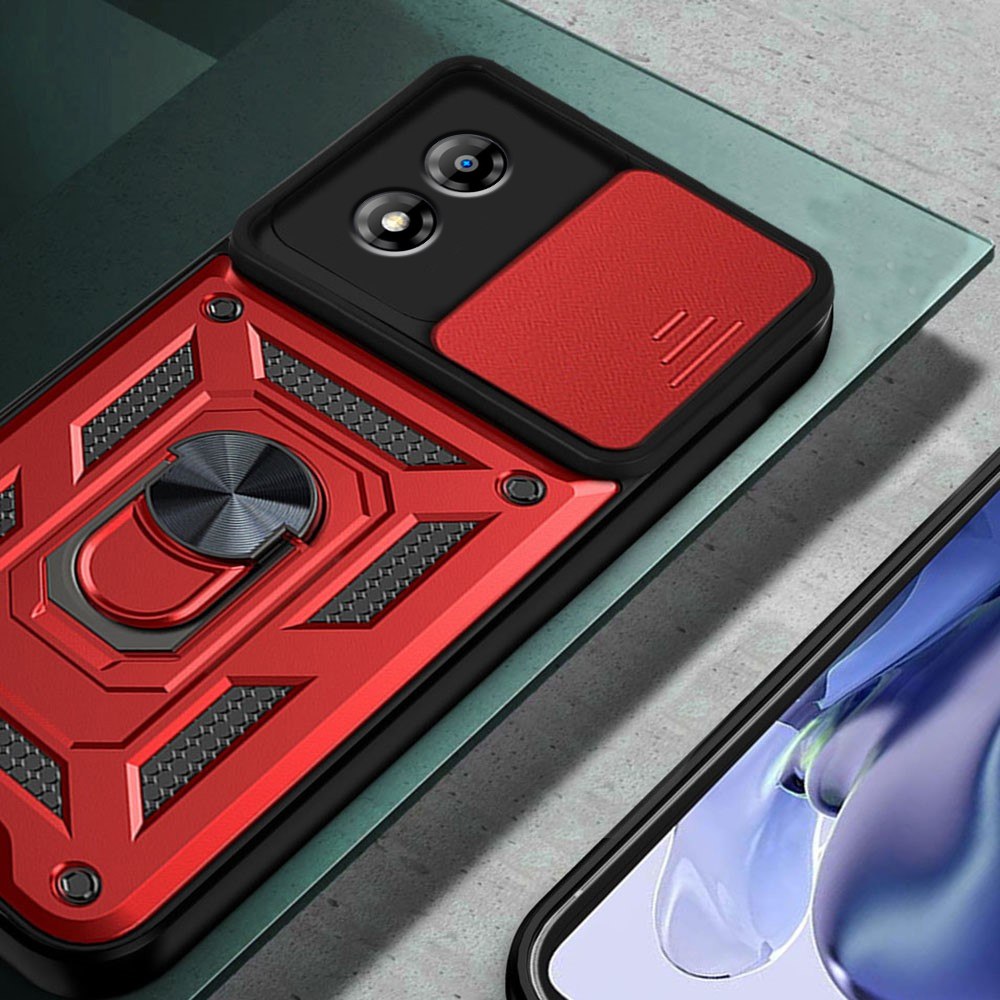 Чехол BECOVER Military для Motorola Moto E14 Red (713055) Тип чехол-накладка