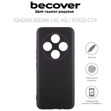 Чохол BECOVER для Xiaomi Redmi 14C 4G/Poco C75 Black (712562)