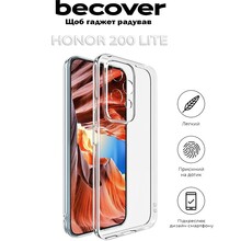 Чехол BECOVER для Honor 200 Lite Transparancy (712296)