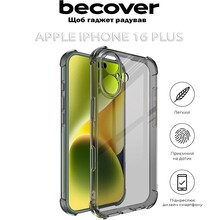 Чохол BECOVER Anti-Shock для Apple iPhone 16 Plus Grey (712300)