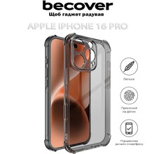 Чехол BECOVER Anti-Shock для Apple iPhone 16 Pro Grey (712302)