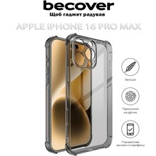 Чохол BECOVER Anti-Shock для Apple iPhone 16 Pro Max Grey (712304)