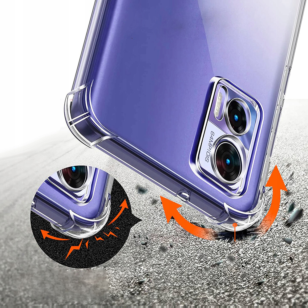 Чехол BECOVER Anti-Shock для Motorola Edge 50 Fusion Clear (712307) Цвет прозрачный