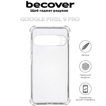 Чехол BECOVER Anti-Shock для Google Pixel 9 Pro Clear (712312)