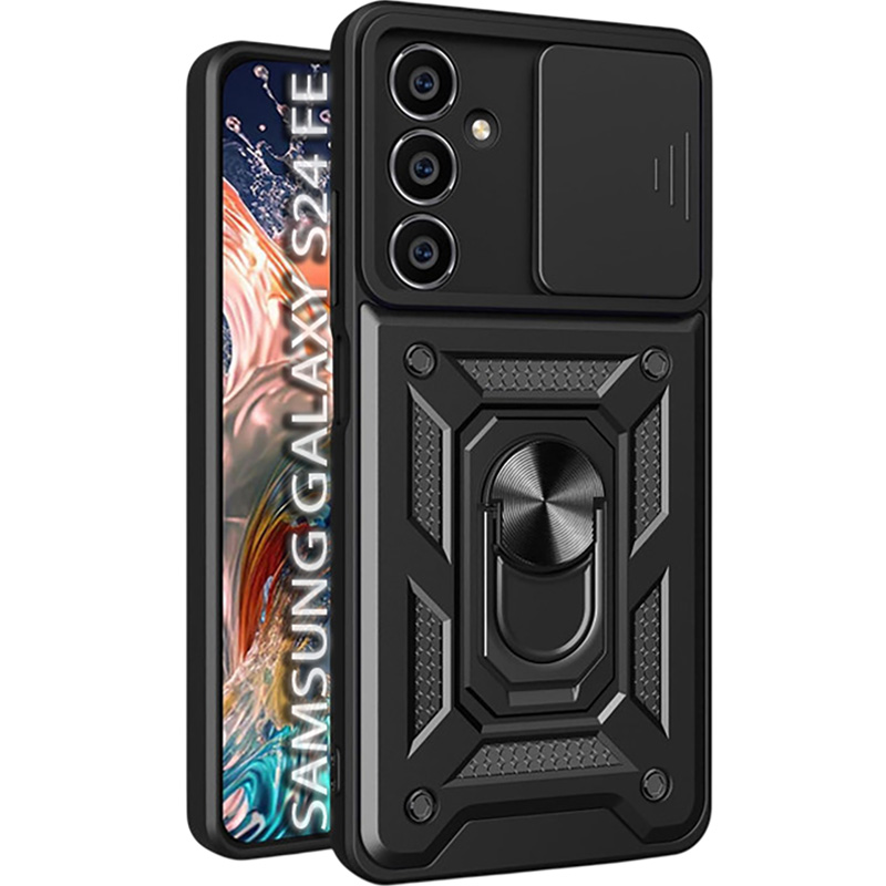 Чохол BECOVER Military для Samsung Galaxy S24 FE SM-S721 Black (712353) Сумісність за моделлю Samsung Galaxy S24 FE