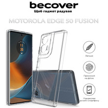 Чехол BeCover для Motorola Edge 50 Fusion Transparancy (712743)