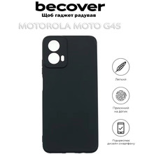Чохол BeCover для Motorola Moto G45 Black (712748)