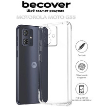 Чохол BeCover для Motorola Moto G55 Transparancy (712751)