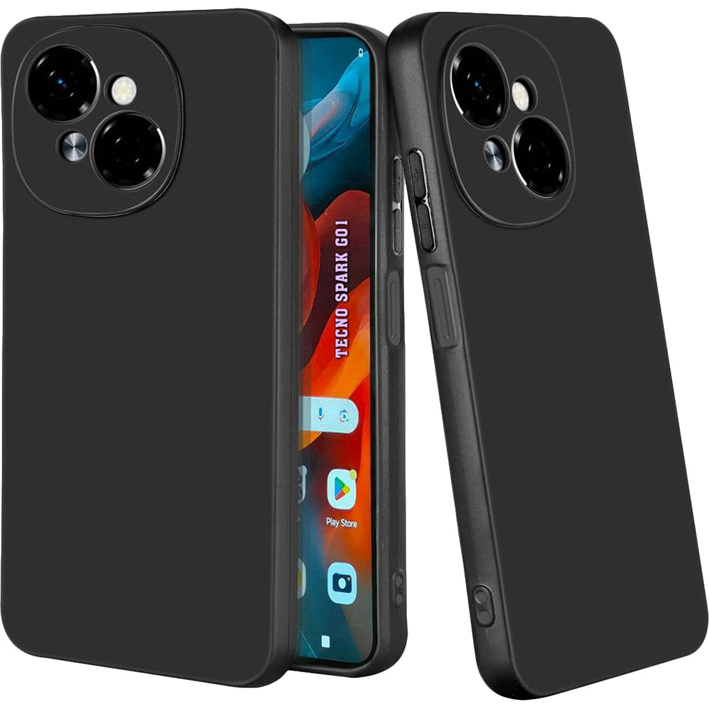 Чехол BeCover для Tecno Spark Go 1 (KL4) Black (712753) Материал силикон
