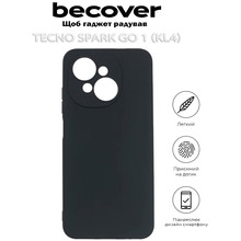 Чехол BeCover для Tecno Spark Go 1 (KL4) Black (712753)