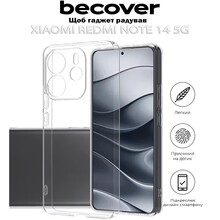 Чохол BECOVER для Xiaomi Redmi Note 14 5G Transparancy (712758)