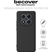 Чехол BECOVER для Xiaomi Redmi Note 14 Pro 5G Black (712759)