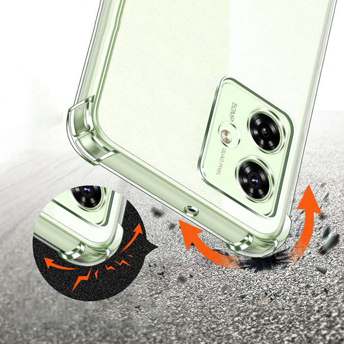 Внешний вид Чехол BECOVER Anti-Shock для Motorola Moto G55 Clear (712780)