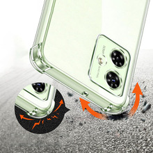 Чехол BECOVER Anti-Shock для Motorola Moto G55 Clear (712780)