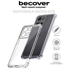 Чехол BECOVER Anti-Shock для Motorola Moto G75 Clear (712781)