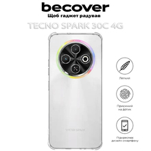 Чехол BECOVER Anti-Shock для Tecno Spark 30C 4G Clear (712783)