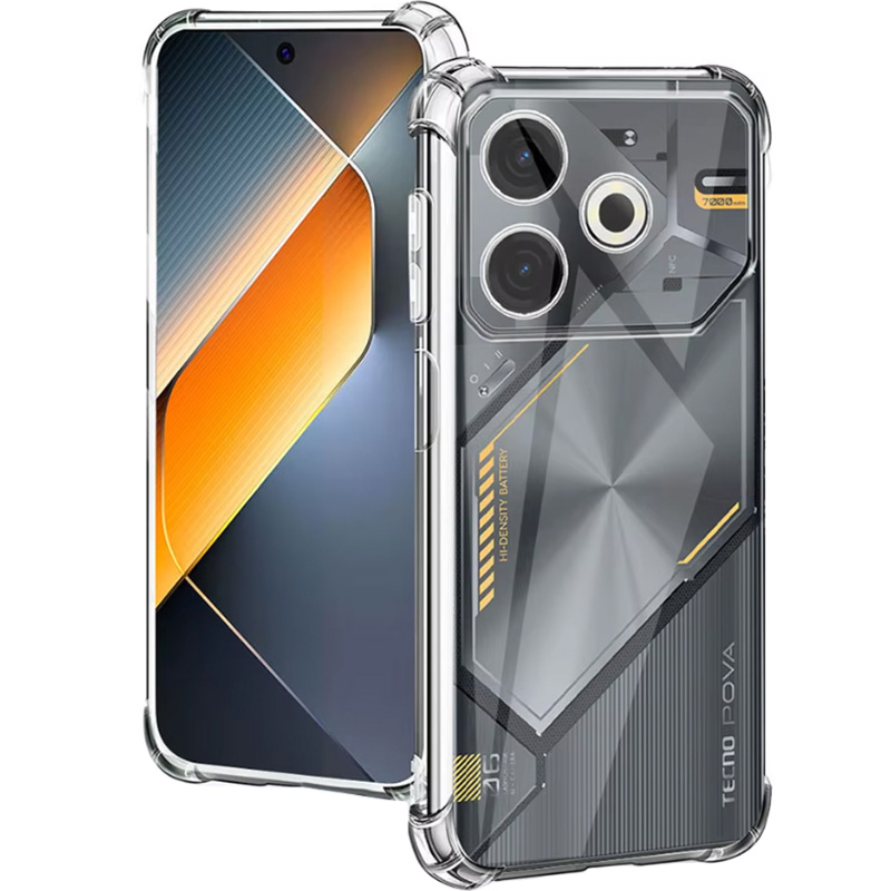 Чехол BECOVER Anti-Shock для Tecno POVA 6 Neo (LI6) Clear (712785) Тип чехол-накладка