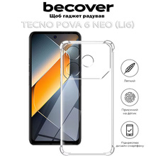 Чехол BECOVER Anti-Shock для Tecno POVA 6 Neo (LI6) Clear (712785)