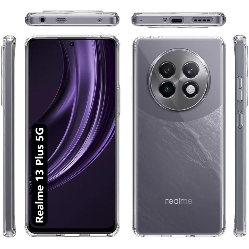 Чехол BECOVER Realme 13 Plus 5G Transparancy (712766) Совместимость по модели Realme 13+