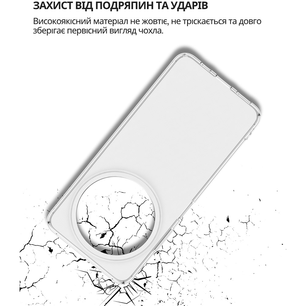 Чохол BECOVER для ZTE Nubia Focus 5G Transparancy (712771) Матеріал силікон