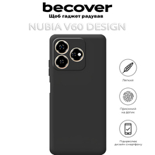 Чехол BECOVER для ZTE Nubia V60 Design Black (712775)